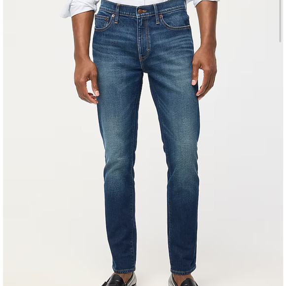 NWT J.Crew Slim Fit Jean In Signature Flex Dark Wash Size 33x32